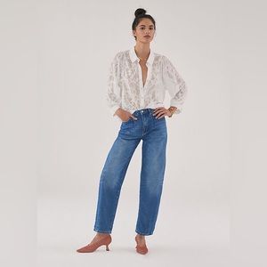 Pilcro Wide Leg Jeans the Breaker Relaxed 29 tall